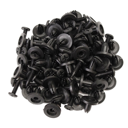 100 Pcs Car Fender Push in Type Rivets Fastener 15 x 12 x 6mm - Lantee Online Store