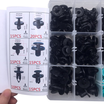 299 Pcs Car Front Bumper Fender Door Panel Retainer Clips Kit 18 Types - Lantee
