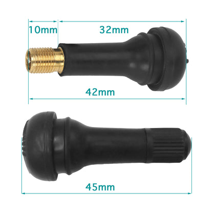 20 Pcs Car/Motorcycle TR413 Rubber Tire Valve Stem Set - Lantee Online Store