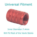 20 Pcs Red Aluminium Tire Valve Stem Caps - Lantee Online Store