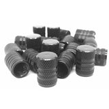 20 Pcs Black Aluminium Tire Valve Stem Caps - Lantee Online Store