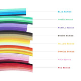 Paper Quilling Art Strips Set Pack of 8 (8 Series Colors) - Lantee Online Store