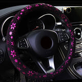 Shiny Snowflake Anti-slip Car Steering Wheel Cover 38cm - Lantee