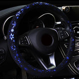 Shiny Snowflake Anti-slip Car Steering Wheel Cover 38cm - Lantee